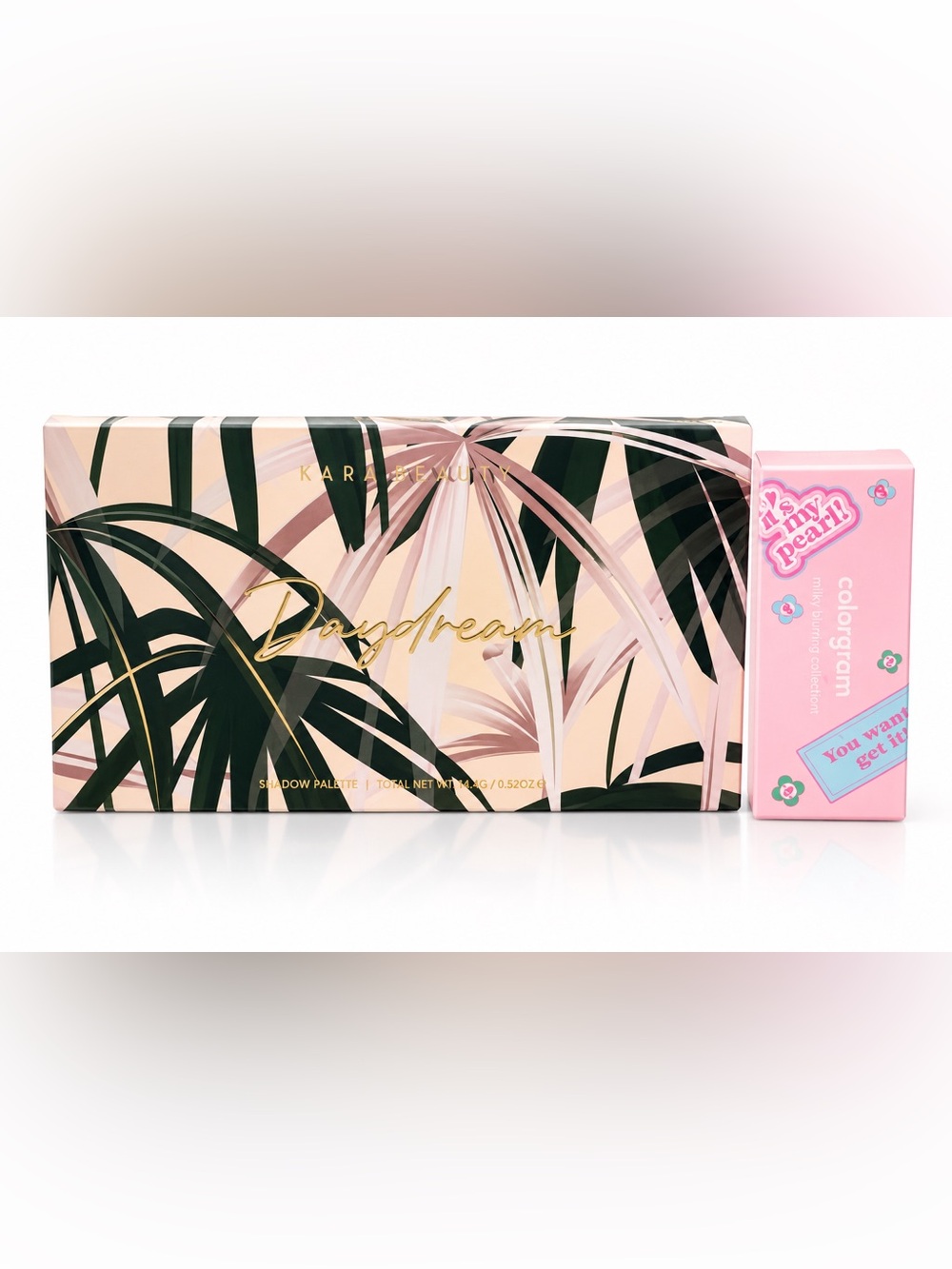 Kara Beauty Eyeshadow Palette and Colorgram Milky Eyeshadow
